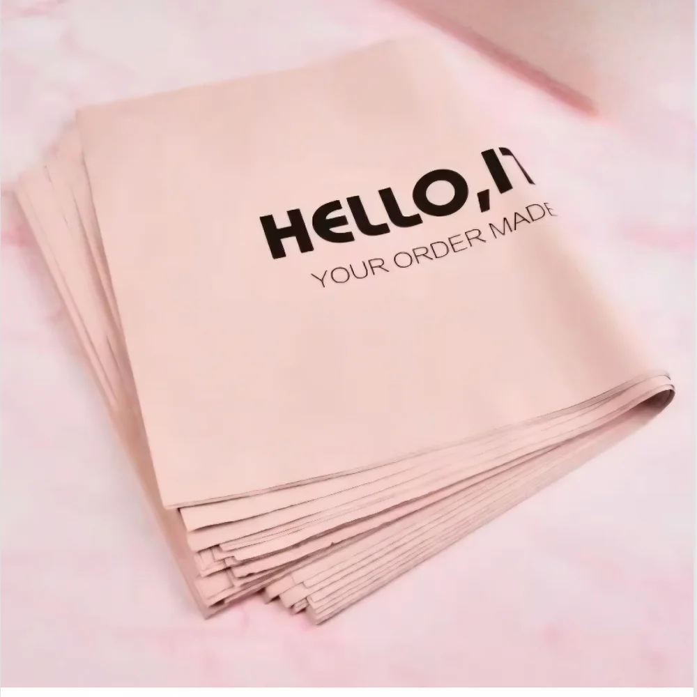 Poly mailers,(15) 'Hello It’s Me' with handle 10x13 - Picture 2 of 3